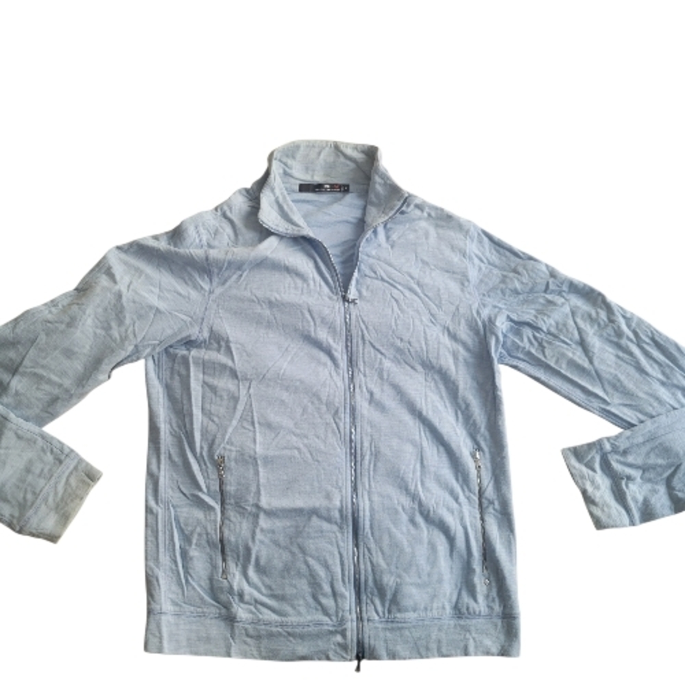 Ralph Lauren RLX Light Blue Zip-Up Shirt Jacket M